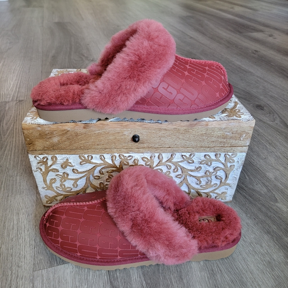 UGG Kid's Cozy II UGG Logo Slippers